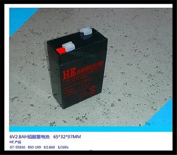 Storage Batteries 6v 2.8ah 20hr lead acid battery small recharge battery for emergency light electronic scale 65*32*97mm
Storage Batteries 6v 2.8ah 20hr lead acid battery small recharge battery for emergency light electronic scale 65*32*97mm