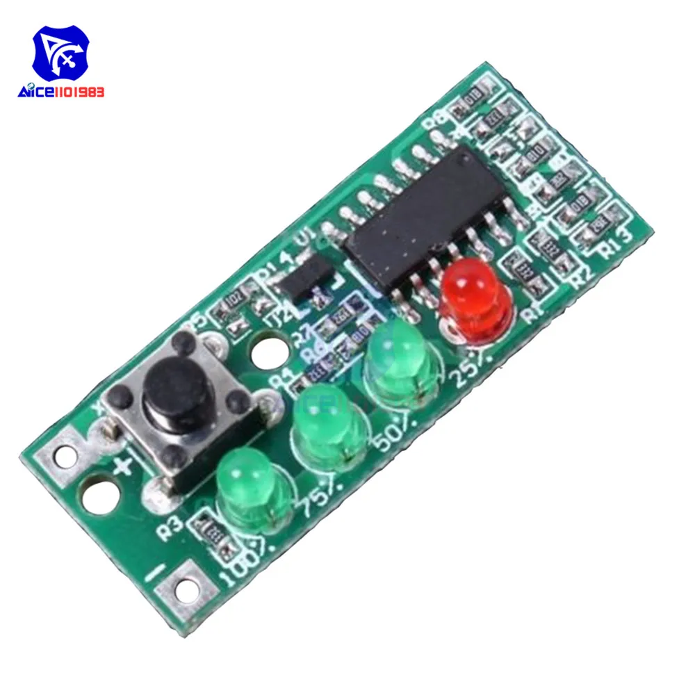 2S/3S/4S Lithium Iron Phosphate Battery Capacity Tester Indicator 6 -12V Power Indicator with Four Level LED Display
2S/3S/4S Lithium Iron Phosphate Battery Capacity Tester Indicator 6 -12V Power Indicator with Four Level LED Display