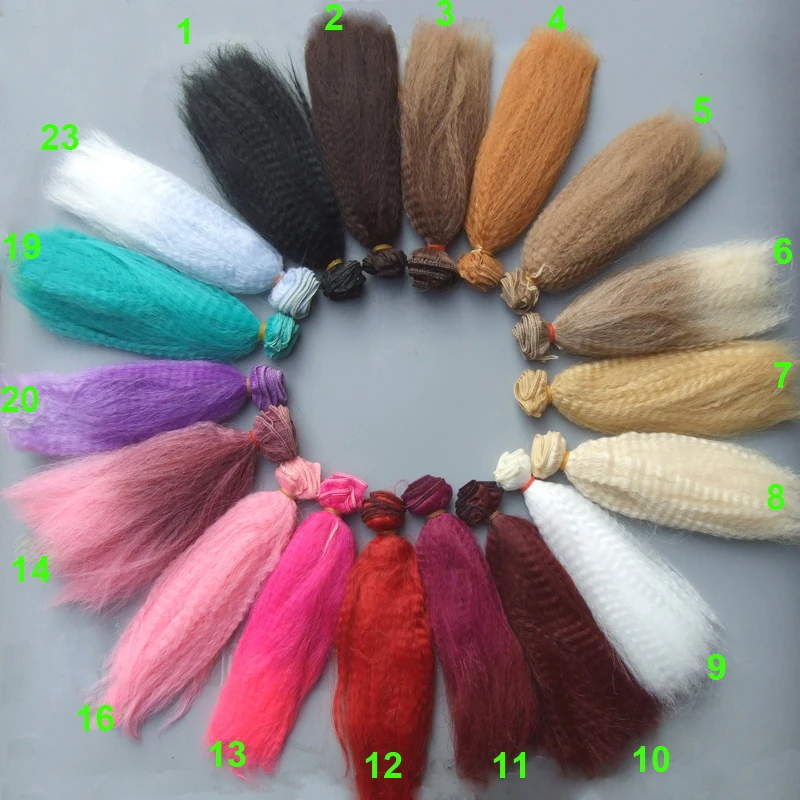 15CM doll hair kinky curly wigs for blyth doll 1/3 1/4 1/6 BJD handmade dolls hair diy doll wigs
15CM doll hair kinky curly wigs for blyth doll 1/3 1/4 1/6 BJD handmade dolls hair diy doll wigs