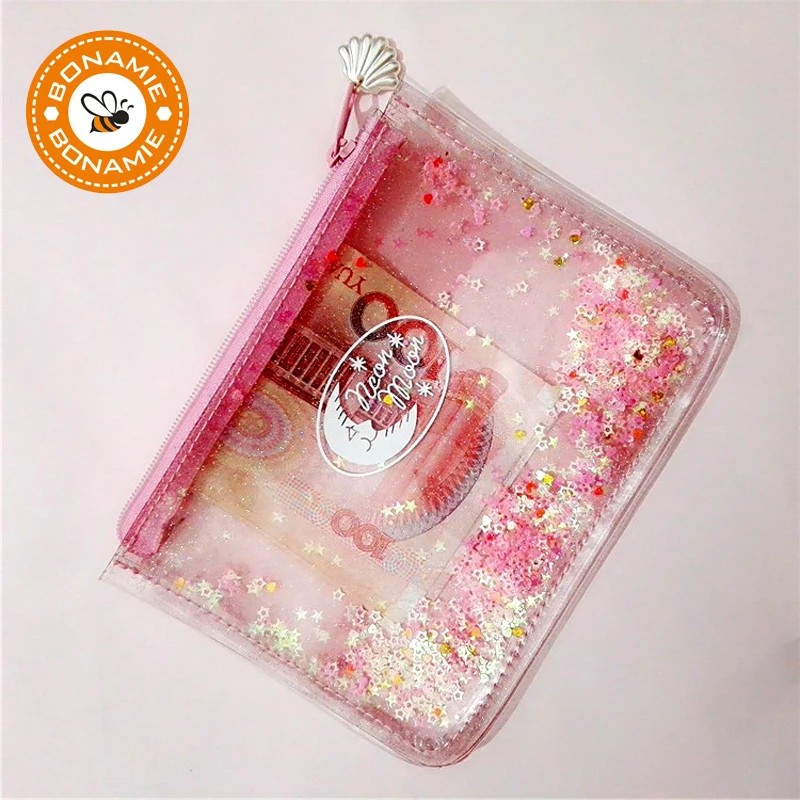 BONAMIE Fashion Star Sequins Women Clutch Bag Small Coin Purse PVC Transparent Leather Envelope Bag Shell Zipper Girl Pouch
BONAMIE Fashion Star Sequins Women Clutch Bag Small Coin Purse PVC Transparent Leather Envelope Bag Shell Zipper Girl Pouch