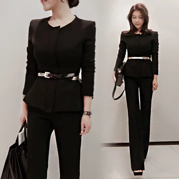 high-quality Women's Suit new long-sleeved round neck women's small jacket + high waist fashion Slim trousers two-piece set suit
high-quality Women's Suit new long-sleeved round neck women's small jacket + high waist fashion Slim trousers two-piece set suit
