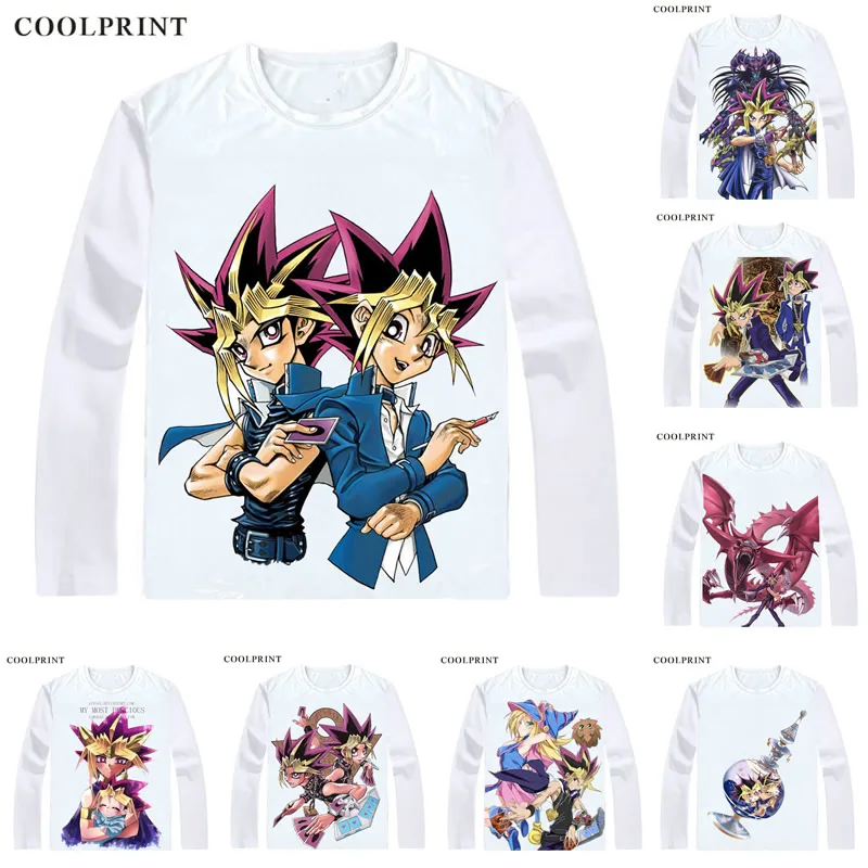 Kid//Youth Yu-GI-Oh T-Shirts 3D Long Sleeve Tees for Girls Boys