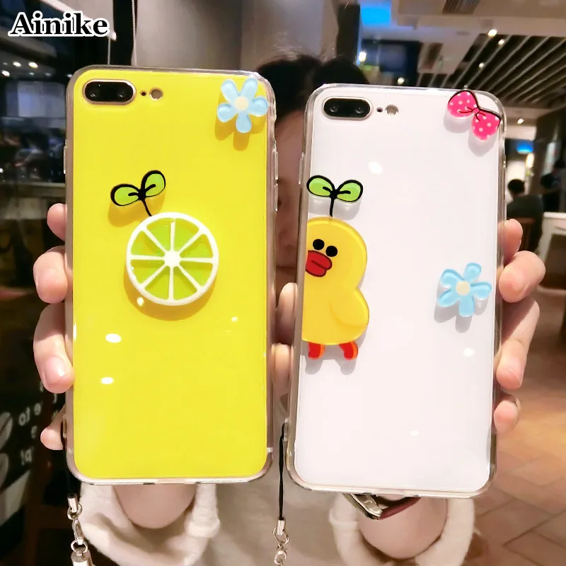 Ainike Cute 3D Cartoon Pattern Cover For iPhone X 5SE 6s Plus 7Plus 8 XR XS Max Summer Fruit Colorful Phone Back Hard Case Strap
Ainike Cute 3D Cartoon Pattern Cover For iPhone X 5SE 6s Plus 7Plus 8 XR XS Max Summer Fruit Colorful Phone Back Hard Case Strap