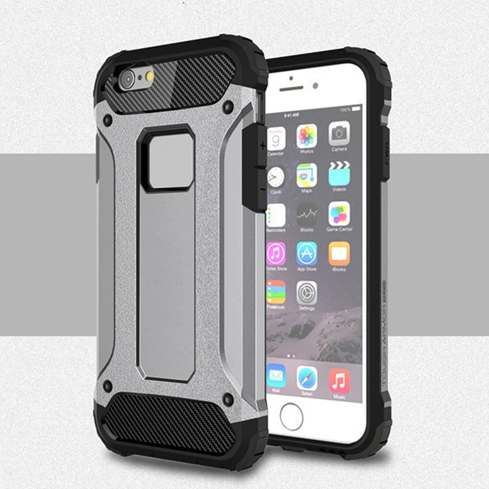 For Apple iPhone 6 Plus Phone Case Silicon Cover For iPhone 6s Plus Case 5.5" Shockproof Slim Hard Tough Rubber Dual Layer Armor
For Apple iPhone 6 Plus Phone Case Silicon Cover For iPhone 6s Plus Case 5.5" Shockproof Slim Hard Tough Rubber Dual Layer Armor