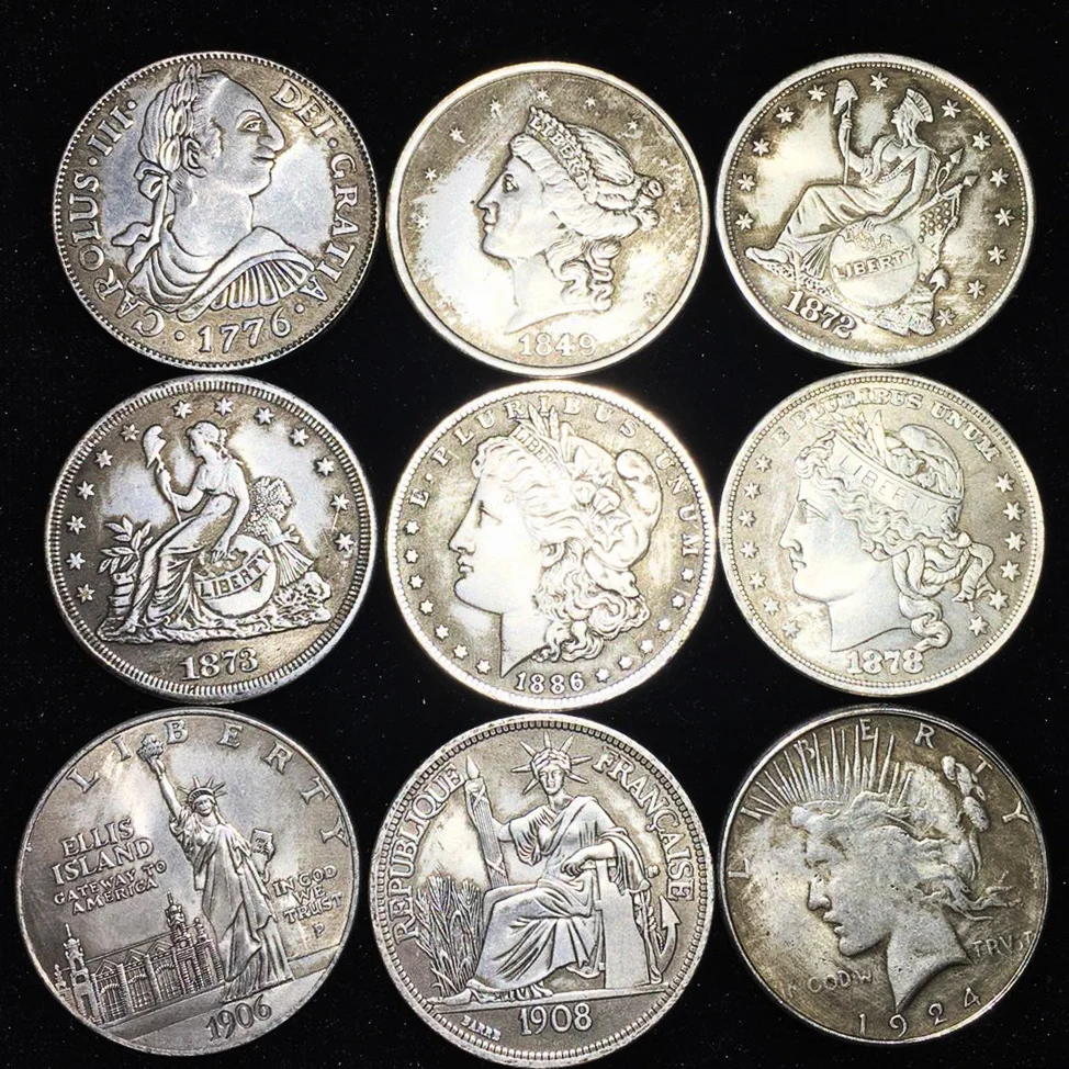 USA Queen Morgan Silver Coin Liberty Monety Coins 1 Dollar Antique Copper Collectible Collection Coins Merry Christmas Gift
USA Queen Morgan Silver Coin Liberty Monety Coins 1 Dollar Antique Copper Collectible Collection Coins Merry Christmas Gift