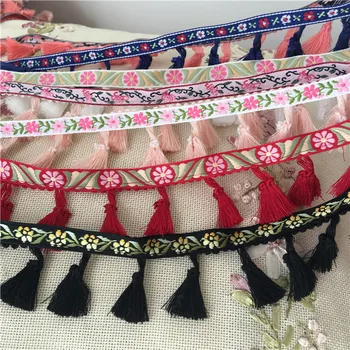 New 5Yards/Lot Multicolour Cotton Material Tassel Lace Ribbon For Home DIY Curtain Sewing Decoration Wedding Handmade Decor Sup
New 5Yards/Lot Multicolour Cotton Material Tassel Lace Ribbon For Home DIY Curtain Sewing Decoration Wedding Handmade Decor Sup