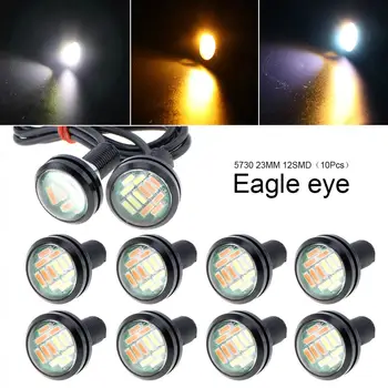10 Pcs 23mm Eagle Eye 12 LED 4014 Dual Color 12V Car Fog DRL Bulb Universal Auto Reverse Backup Parking Signal Lamp 
10 Pcs 23mm Eagle Eye 12 LED 4014 Dual Color 12V Car Fog DRL Bulb Universal Auto Reverse Backup Parking Signal Lamp