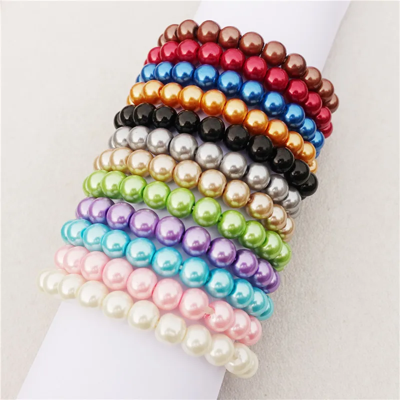 Glass Pearl Beads Bracelet 15cm Length Handmade Colorful Ankle Charm Bracelet Jewelry For Kids Children Girls
Glass Pearl Beads Bracelet 15cm Length Handmade Colorful Ankle Charm Bracelet Jewelry For Kids Children Girls