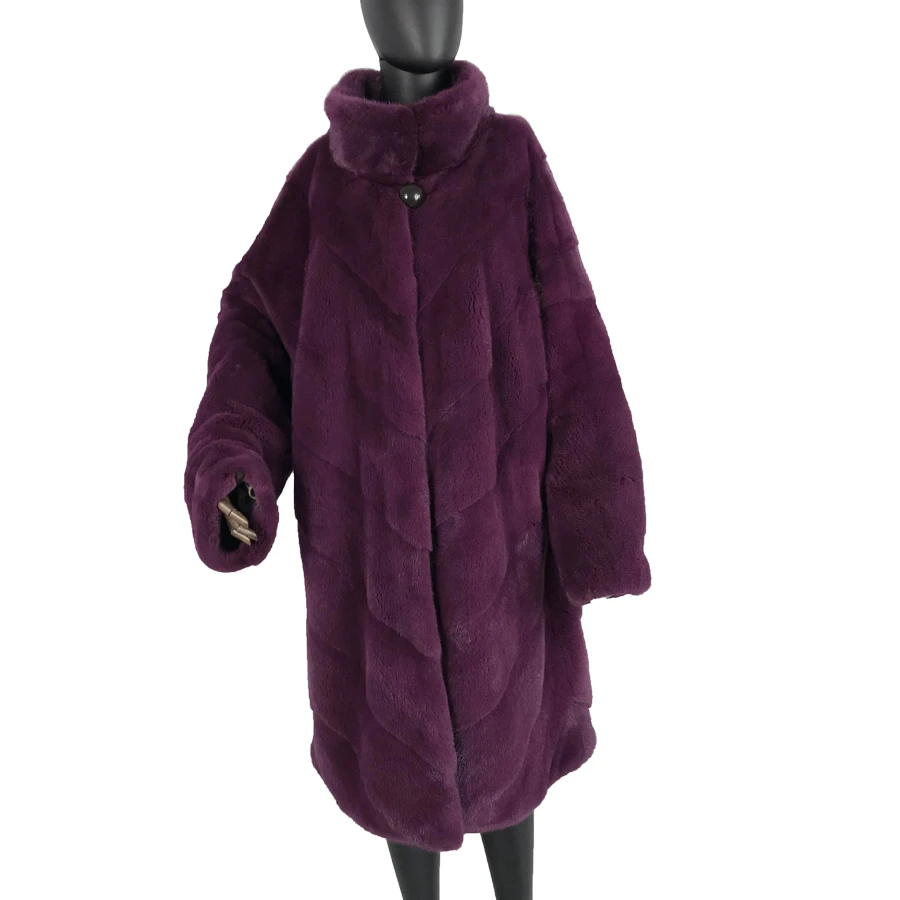 Real Fur Mink Coat For Women 2019 new long batwing-sleeved real fur coat standing collar Bat Type Loose Mink Fur Coats Long nat
Real Fur Mink Coat For Women 2019 new long batwing-sleeved real fur coat standing collar Bat Type Loose Mink Fur Coats Long nat