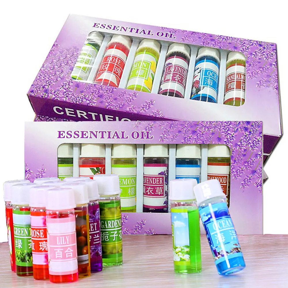 6 Flavor 5ML/Box Essential Oil Aromatherapy Diffusers Shower Oil Lavender Natural Pure Scent Skin Care Massage Beauty
6 Flavor 5ML/Box Essential Oil Aromatherapy Diffusers Shower Oil Lavender Natural Pure Scent Skin Care Massage Beauty