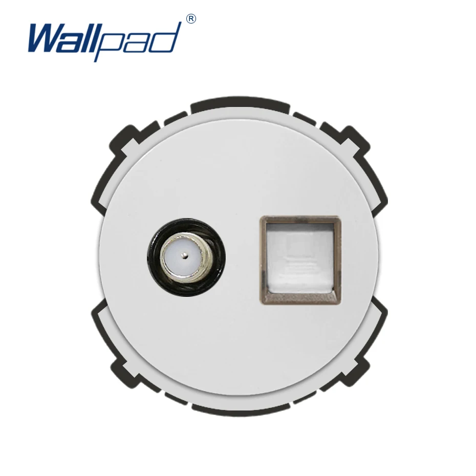 Wallpad Satellite & DATA Compute Network Wall Socket Function Key Only Weak Electrical Outlets CAT5 Rj45
Wallpad Satellite & DATA Compute Network Wall Socket Function Key Only Weak Electrical Outlets CAT5 Rj45