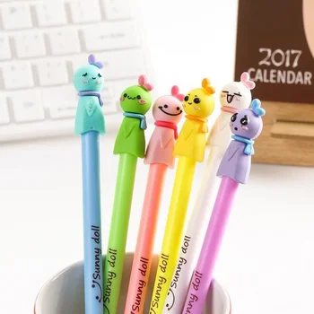 36pcs/lot Kawaii 3D Color Sunny Doll 0.38mm Black Ink Gel Pen DIY Signature Pen Office School Stationery Supplies Wholesale
36pcs/lot Kawaii 3D Color Sunny Doll 0.38mm Black Ink Gel Pen DIY Signature Pen Office School Stationery Supplies Wholesale