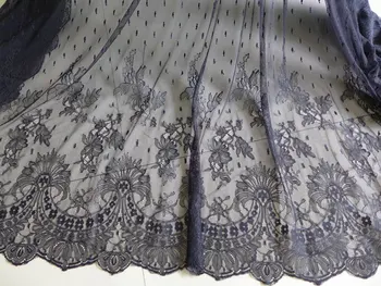 Black Embroidery Fabric Vintage Dots Lace Fabric, Little Black Dress Lace, 57 inch wide Fabric One Yard
Black Embroidery Fabric Vintage Dots Lace Fabric, Little Black Dress Lace, 57 inch wide Fabric One Yard