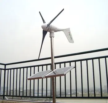 CE,Russia,RoHS approved Off grid 1000W wind solar hybrid power system!