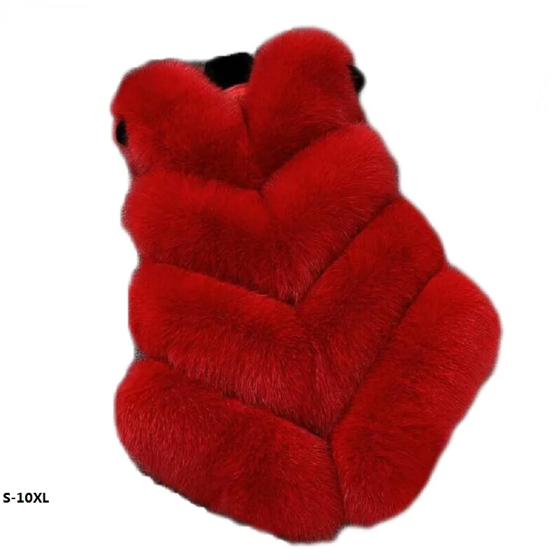 plus size S-10XL High quality women's fur vest 2018 vest from polar fox warm hot new fashion wild fox vest ves coat faux fur
plus size S-10XL High quality women's fur vest 2018 vest from polar fox warm hot new fashion wild fox vest ves coat faux fur