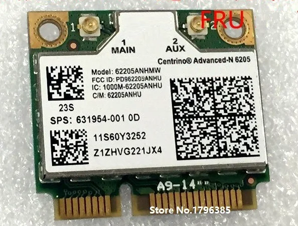 SSEA для Intel Advanced-N 6205 half Mini PCI-e card для HP 8460P 8460W 8470P 6460B 6470B
SSEA для Intel Advanced-N 6205 half Mini PCI-e card для HP 8460P 8460W 8470P 6460B 6470B