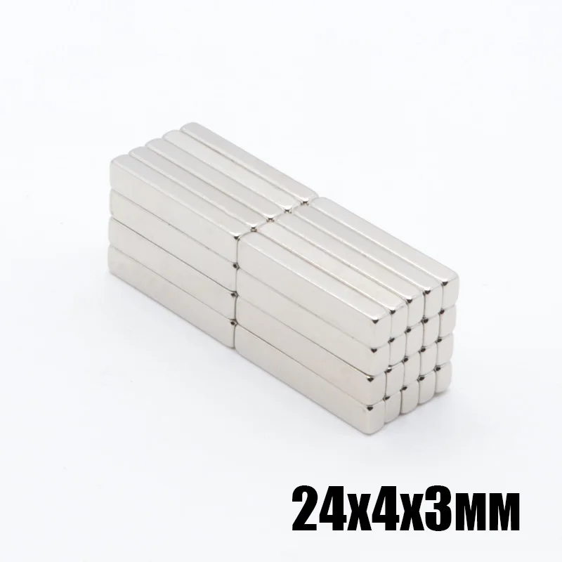 100 шт. 24x4x3 мм новые магниты мощный квадратный Магнит 24x4x3 мм NdFeB редкоземельный блок магнит Неодимовый 24x4x3 мм
100 шт. 24x4x3 мм новые магниты мощный квадратный Магнит 24x4x3 мм NdFeB редкоземельный блок магнит Неодимовый 24x4x3 мм