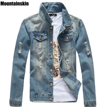 Mountainskin Spring Men's Jean Jacket Slim Men Fits Denim Jeans Solid Male Jean Coats Men Cowboy Fashion Brand Clothing,SA158
Mountainskin Spring Men's Jean Jacket Slim Men Fits Denim Jeans Solid Male Jean Coats Men Cowboy Fashion Brand Clothing,SA158