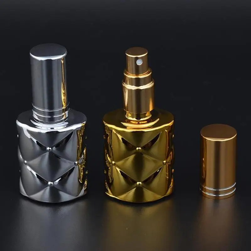 10ml Perfume Bottles Pump Dispenser Luxurious Travel Spray Empty Containers Portable Cosmetic Makeup Tools L3 | Красота и здоровье