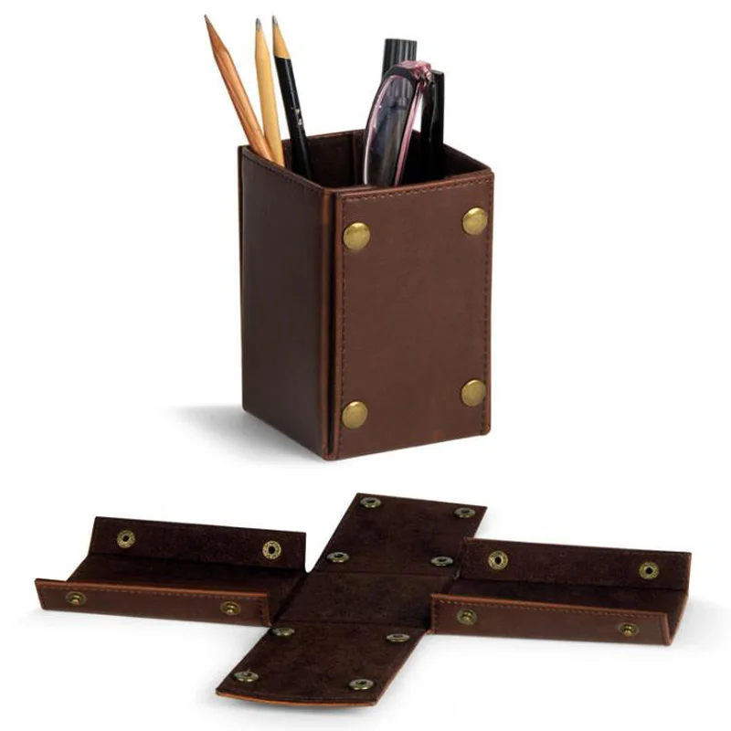 Multi-function Collapsible Desk Stationery Organizer PU Pen Holder Pens Home Container for Office Accessories House Supplies
Multi-function Collapsible Desk Stationery Organizer PU Pen Holder Pens Home Container for Office Accessories House Supplies