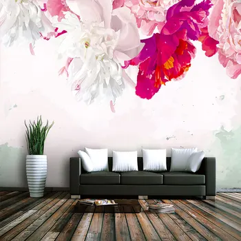 3d wallpaper modern minimalist hand-painted floral peony TV background wall - waterproof wall covering
3d wallpaper modern minimalist hand-painted floral peony TV background wall - waterproof wall covering