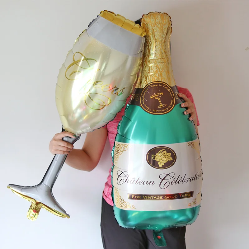 The new largge wine bottle cup wedding anniversary party Aluminium Foil balloon House Moving Valentine's Day
The new largge wine bottle cup wedding anniversary party Aluminium Foil balloon House Moving Valentine's Day