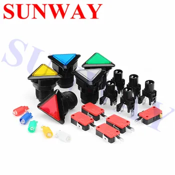 10 Piece/lot Triangle LED Illuminated Push Buttons With Micro Switch For Arcade Machine Games Kits Parts
10 Piece/lot Triangle LED Illuminated Push Buttons With Micro Switch For Arcade Machine Games Kits Parts