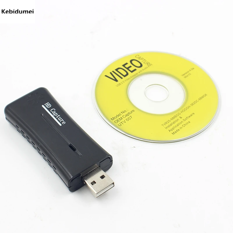 USB-Карта видеозахвата USB 2 0 порт HD 1 канал HDMI-совместимая 1080P мини-карта для