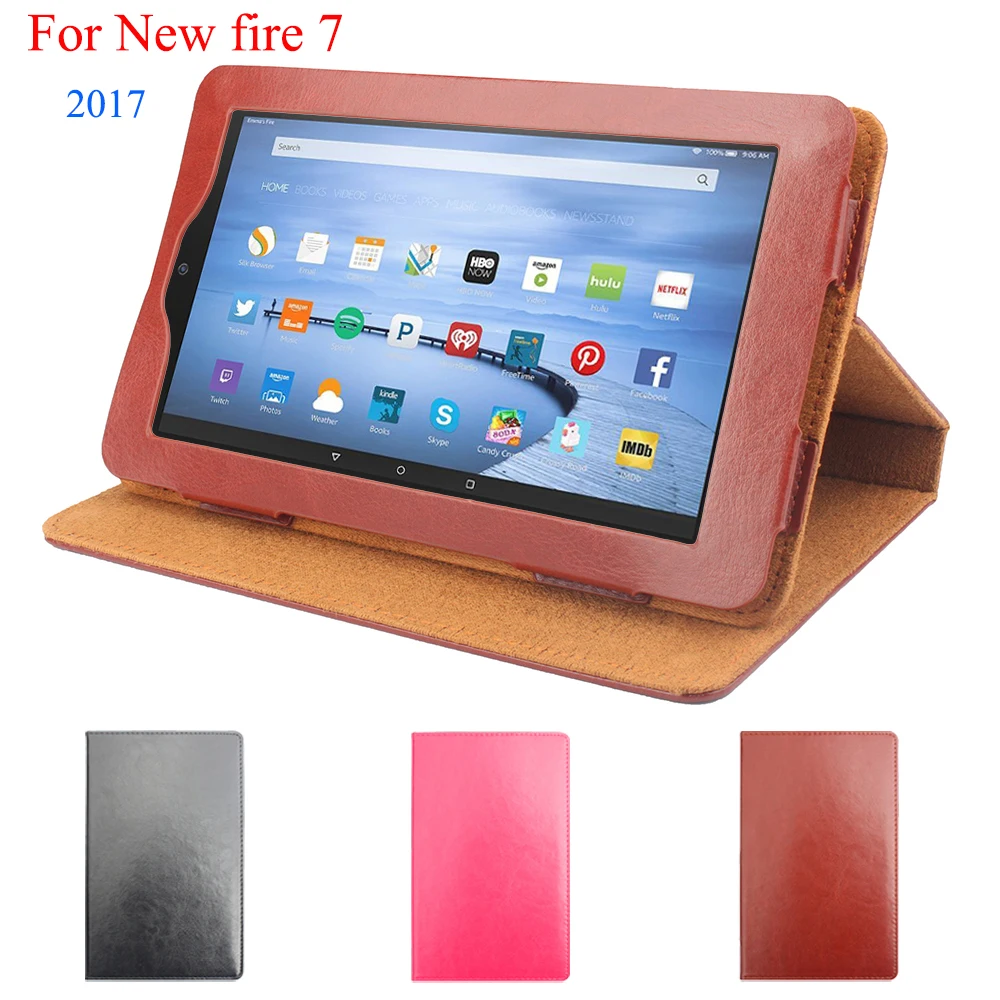 Luxury PU Leather Stand Folio Case For Amazon kindle fire HD 7 2017 Case flip Cover 7.0 inch Flip Protective +Stylus Bags Skin
Luxury PU Leather Stand Folio Case For Amazon kindle fire HD 7 2017 Case flip Cover 7.0 inch Flip Protective +Stylus Bags Skin