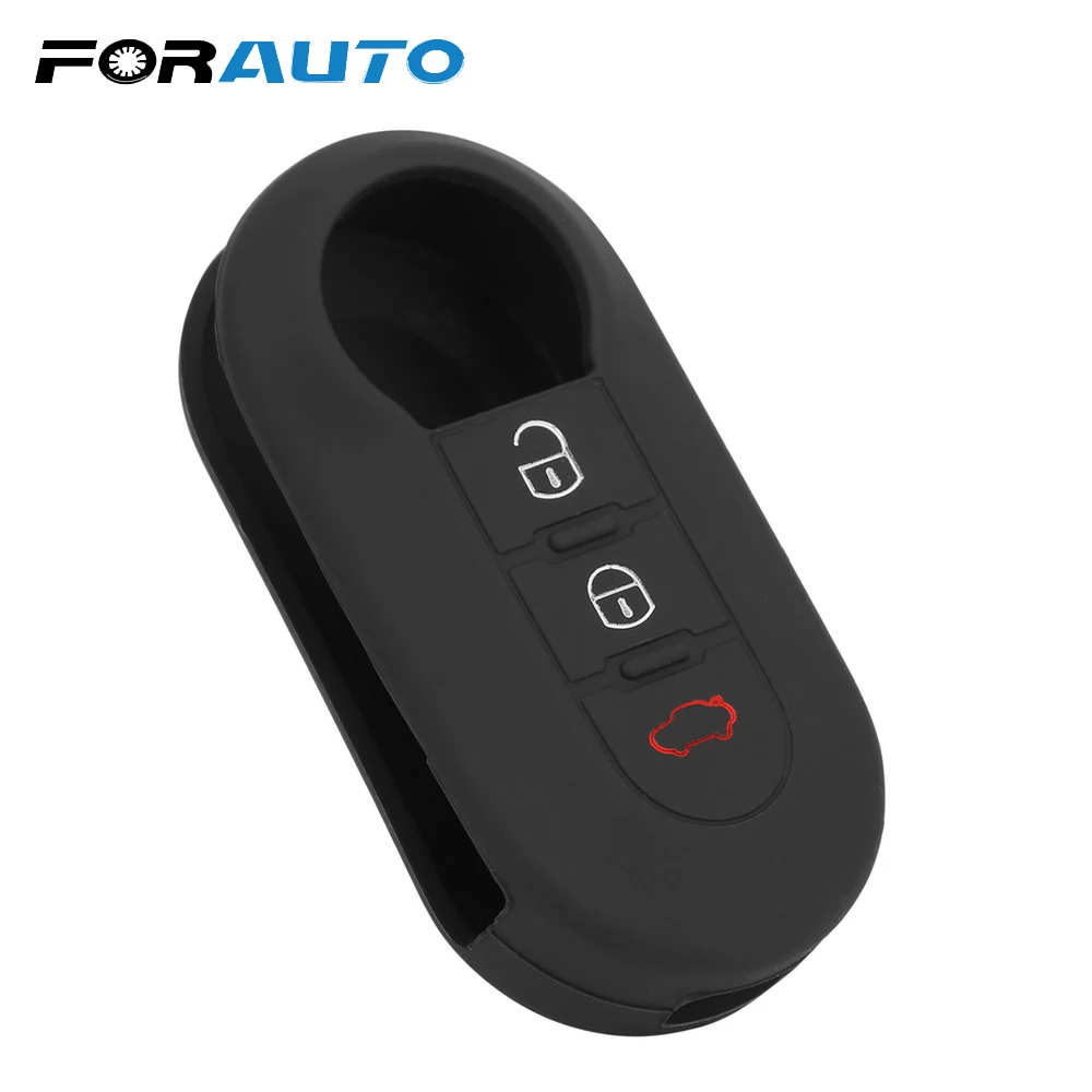 FORAUTO Car Key Cover Case Fob 3 Button For FIAT 500 500L ABARTH Panda Punto Bravo Silicone Key Protect Bag Flip Car-styling
FORAUTO Car Key Cover Case Fob 3 Button For FIAT 500 500L ABARTH Panda Punto Bravo Silicone Key Protect Bag Flip Car-styling
