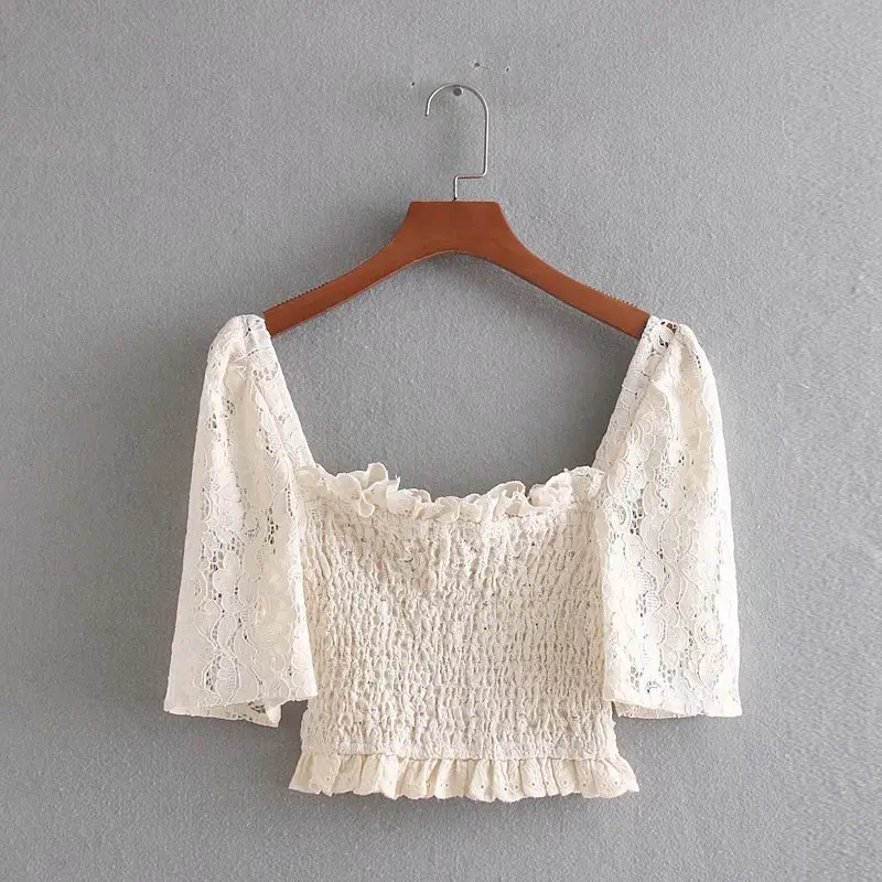 New arrival CC35-9211 European and American fashion lace short version of the coat
New arrival CC35-9211 European and American fashion lace short version of the coat