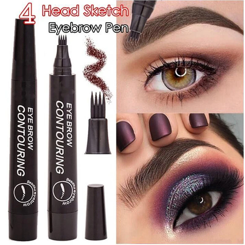 Liquid Eyebrow Pencil Waterproof Eyebrow Pencil 4 Fork Tip Fine Sketch Eyebrow Tattoo Color Pen Liquid Water Eyebrow Pen TSLM1
Liquid Eyebrow Pencil Waterproof Eyebrow Pencil 4 Fork Tip Fine Sketch Eyebrow Tattoo Color Pen Liquid Water Eyebrow Pen TSLM1