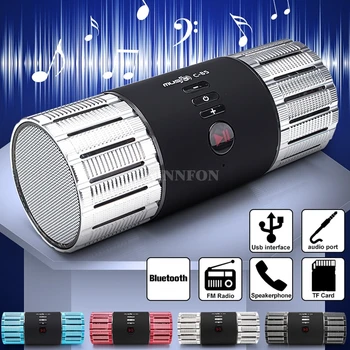100PCS Aluminum Mini Portable Hifi Stereo Audio 3.0 Wireless Bluetooth Card Speaker TF FM LED Subwoofer MP3 Boombox Sound Box
100PCS Aluminum Mini Portable Hifi Stereo Audio 3.0 Wireless Bluetooth Card Speaker TF FM LED Subwoofer MP3 Boombox Sound Box