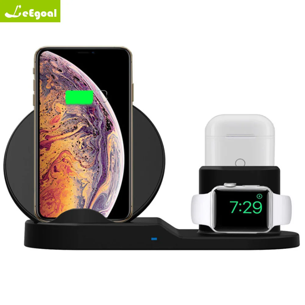 leego Wireless Charger for iPhone 8 X XS Max Fast Qi Wireless Charging Pad for Apple Watch Airpods USB Charger for Samsung S9 S8
leego Wireless Charger for iPhone 8 X XS Max Fast Qi Wireless Charging Pad for Apple Watch Airpods USB Charger for Samsung S9 S8