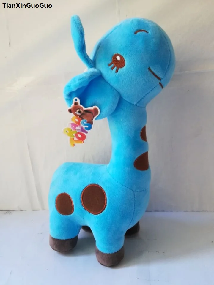 large 35cm lovely blue giraffe plush toy cartoon giraffe soft doll throw pillow Christmas gift h2472
large 35cm lovely blue giraffe plush toy cartoon giraffe soft doll throw pillow Christmas gift h2472