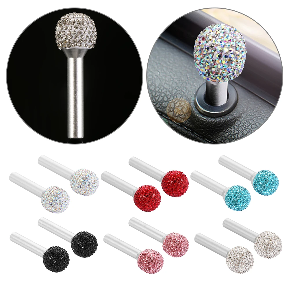 2PC Colorful Bling Rhinestones Crystal Car Door Lock Decoration Diamond Knob Tips Auto Car Interior Accessories
2PC Colorful Bling Rhinestones Crystal Car Door Lock Decoration Diamond Knob Tips Auto Car Interior Accessories