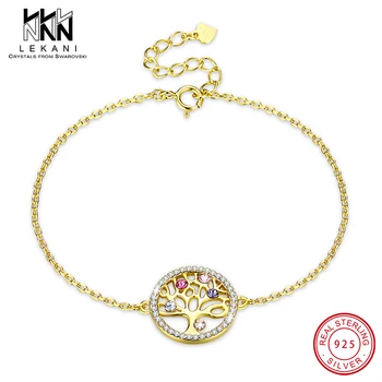 Fashion Life Tree Colorful Crystals From Swarovski Bracelet 925 Silver Chain Bangles Fine Jewlery Accessories Engagement Gifts
Fashion Life Tree Colorful Crystals From Swarovski Bracelet 925 Silver Chain Bangles Fine Jewlery Accessories Engagement Gifts