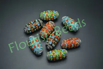 Long drum beads multi color paved stone cabochon fit necklace bracelet jewelry making free shipping 5pc/Lot
Long drum beads multi color paved stone cabochon fit necklace bracelet jewelry making free shipping 5pc/Lot