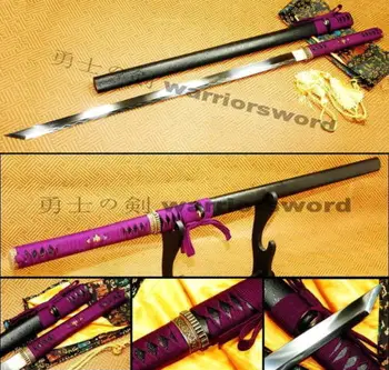 Clay tempered Folded Steel Sword Ninja Full Tang Straight Blade Battle Ready 707
Clay tempered Folded Steel Sword Ninja Full Tang Straight Blade Battle Ready 707