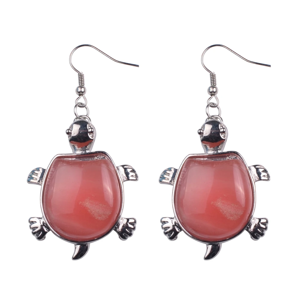 Natural Stone Crystal Quartz Cherry Earrings Turtle Semi-precious Stones Pendientes Section Men And Women
Natural Stone Crystal Quartz Cherry Earrings Turtle Semi-precious Stones Pendientes Section Men And Women