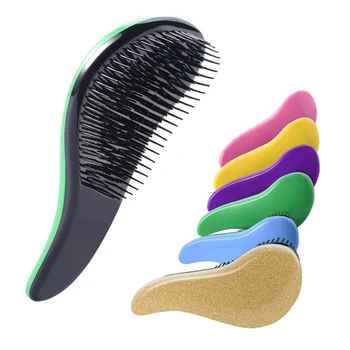 fulljion 1pc Magic Handle Tangle Detangling Comb for hair Shower Hair Brush Salon