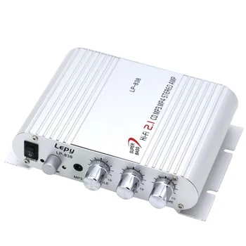 MAHAQI Mini Lepy LP-838 Car 3 Channel Amplifier Stereo Mega Bass 12V Hi-Fi Connect With Phone PC DVD Player MP3 MP4 Portable Su
MAHAQI Mini Lepy LP-838 Car 3 Channel Amplifier Stereo Mega Bass 12V Hi-Fi Connect With Phone PC DVD Player MP3 MP4 Portable Su