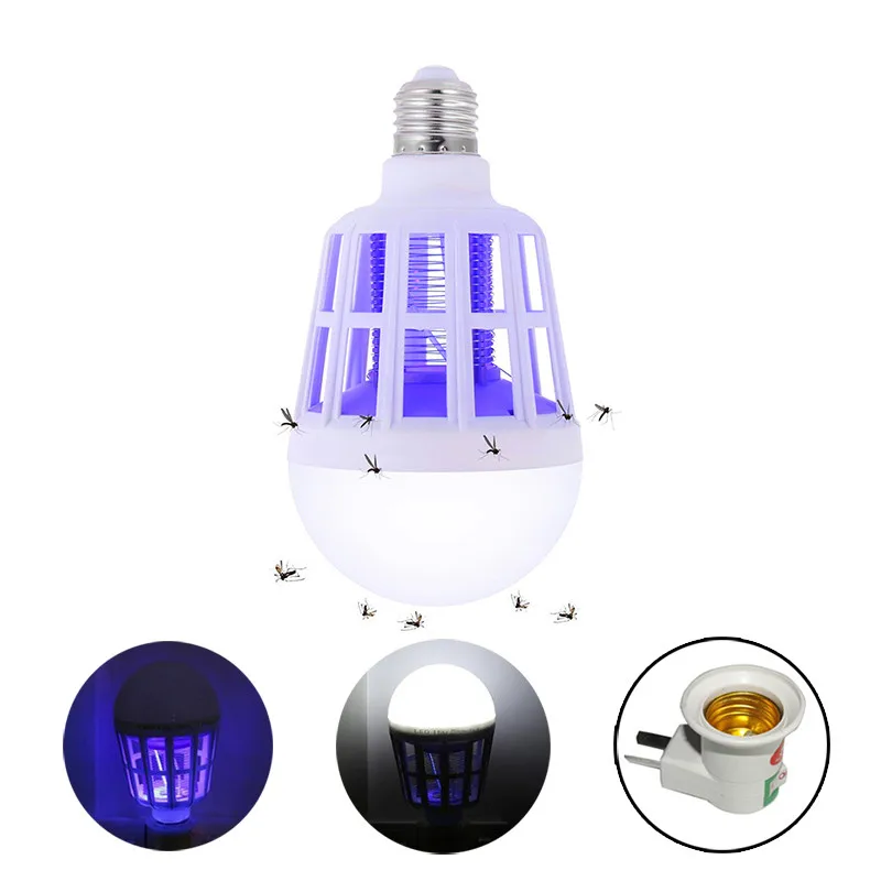 E27 Mosquito killer Lamp With 15W LED Bulb For Home Lighting Electronics anti mosquito Trap Insect killer Night Lamp For Baby
E27 Mosquito killer Lamp With 15W LED Bulb For Home Lighting Electronics anti mosquito Trap Insect killer Night Lamp For Baby