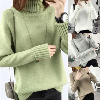 Thick Warm Turtleneck Sweater Women 2017 Autumn Winter Tricot Jumper Women Sweaters And Pullovers Female Knitted Tops
Thick Warm Turtleneck Sweater Women 2017 Autumn Winter Tricot Jumper Women Sweaters And Pullovers Female Knitted Tops