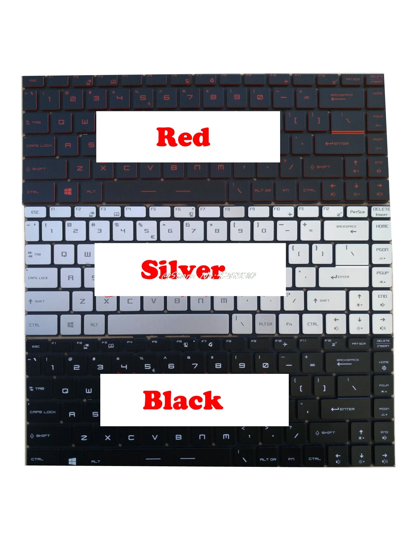Laptop Backlit Keyboard For MSI GF63 8RC GF63 PS63 PS63 Modern 8M 8RC English US Red Silver Black New
Laptop Backlit Keyboard For MSI GF63 8RC GF63 PS63 PS63 Modern 8M 8RC English US Red Silver Black New