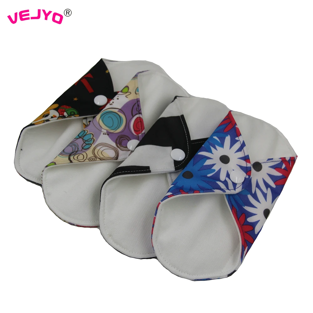 VEJYO 12pcs/lot Reusable Washable Cloth Menstrual Pads PUL Waterproof Sanitary Napkin Pad Low Flow Panty Liners for Women
VEJYO 12pcs/lot Reusable Washable Cloth Menstrual Pads PUL Waterproof Sanitary Napkin Pad Low Flow Panty Liners for Women