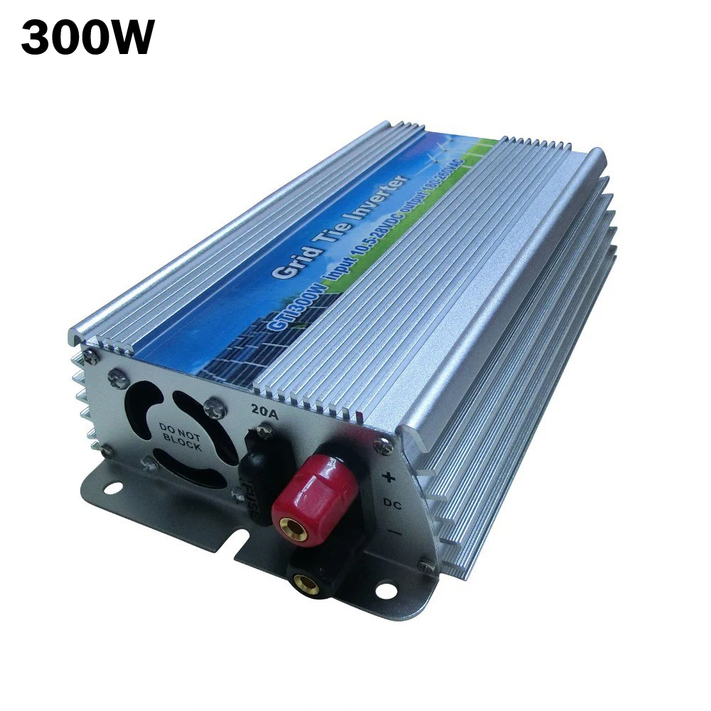 MPPT 300W Grid Tie Solar Power Micro Inverter 10.5-28VDC to AC110V or 220V AC Pure Sine Wave Inverter 300W for Solar Panels
MPPT 300W Grid Tie Solar Power Micro Inverter 10.5-28VDC to AC110V or 220V AC Pure Sine Wave Inverter 300W for Solar Panels