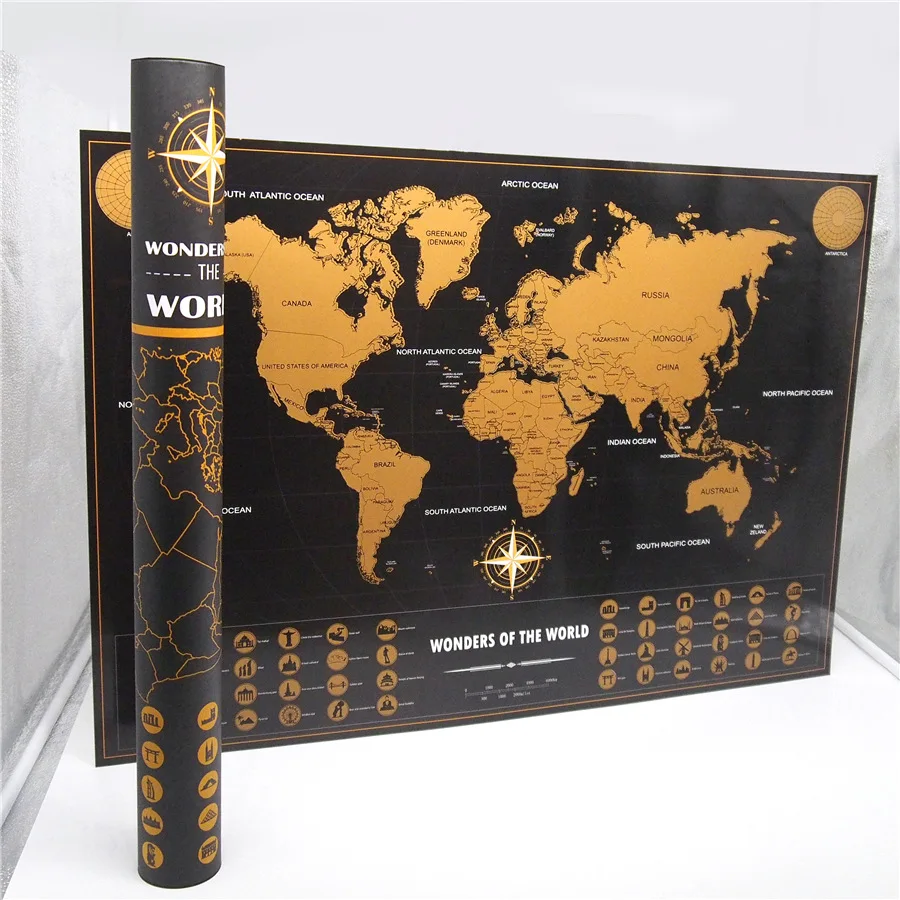 Drop shipping Deluxe Edition World Map With Travel Scratch Off Layer Visual Travel Journal World Maps Gift
Drop shipping Deluxe Edition World Map With Travel Scratch Off Layer Visual Travel Journal World Maps Gift