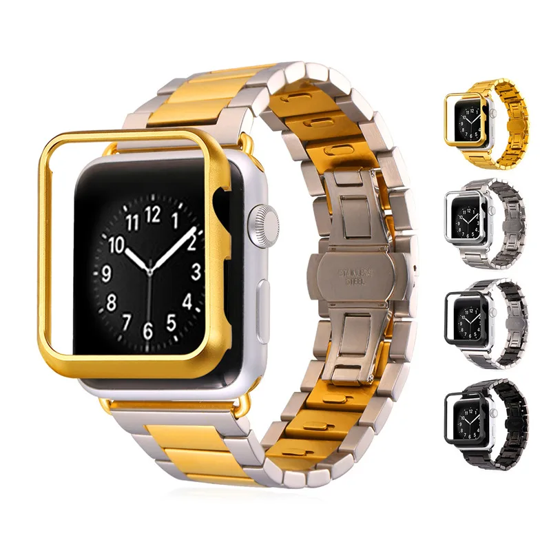 Watchbands For AppleWatch Band Stainless Steel 42MM Band & Protective Case Wholesale For AppleWatch Men Jewelry APB135
Watchbands For AppleWatch Band Stainless Steel 42MM Band & Protective Case Wholesale For AppleWatch Men Jewelry APB135