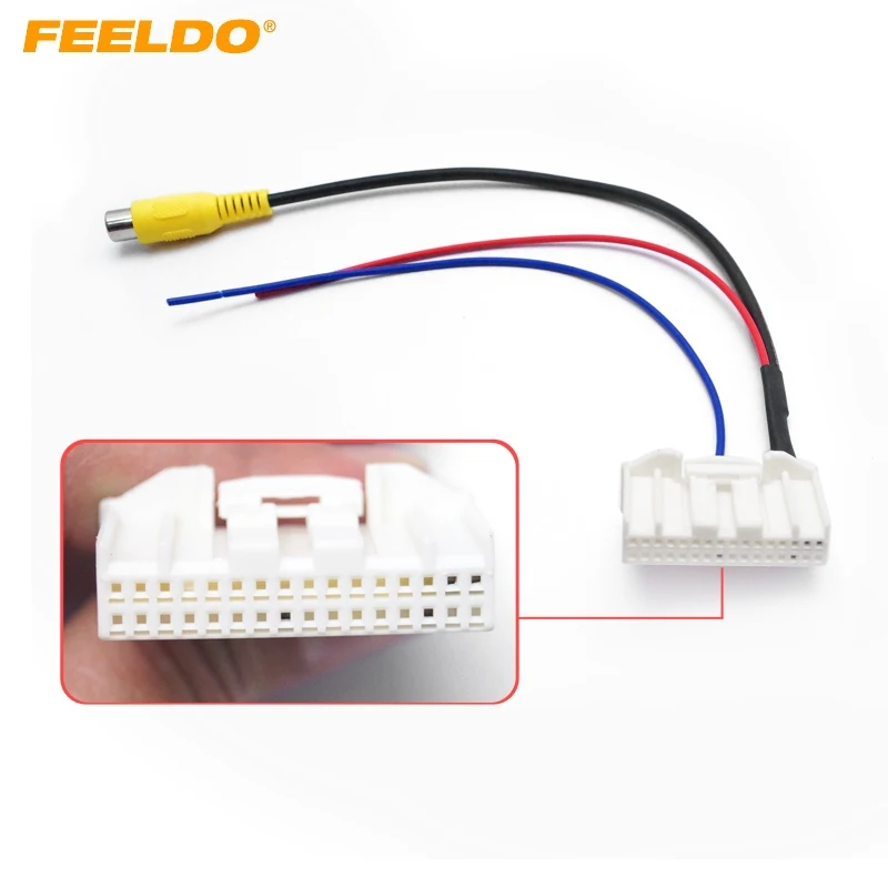 FEELDO 32Pins Parking Reverse Rear Camera Video Plug Converter Cable Adapter For Nissan Qashqai/Teana/X-Trail Car Head Unit
FEELDO 32Pins Parking Reverse Rear Camera Video Plug Converter Cable Adapter For Nissan Qashqai/Teana/X-Trail Car Head Unit